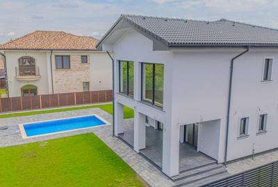 Vile finalizate,piscina, carport, fotovoltaice, proiect amenajare, finisaje lux - 42