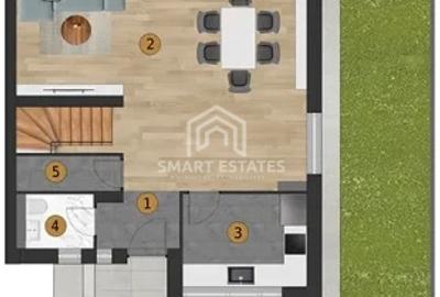 Vila tip Duplex 3 Dormitoare - Drm Potcoave | Comision 0 - 9