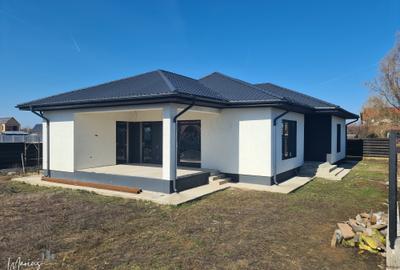 Casă nouă parter, 142 mp utili, teren 750 mp, exterior finalizat, Ghermănești - 1