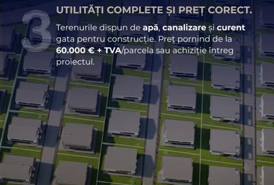 Teren autorizatie duplex, 500mp, utilitati, Chinteni - 4