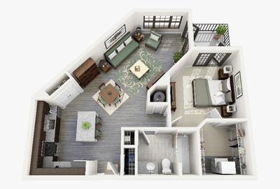 Vand apartament cu doua camere in Husi - 6