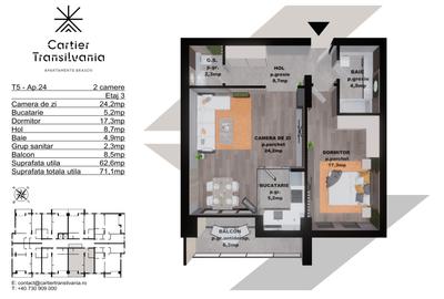 TRANSILVANIA RESIDENCE- CARTIER TRANSILVANIA, APARTAMENT 2 CAMERE - 15