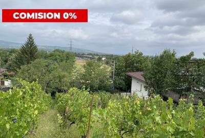 Teren 1000mp(impartit in 2 loturi) deschidere 28m Blejoi,vedere superba - 1