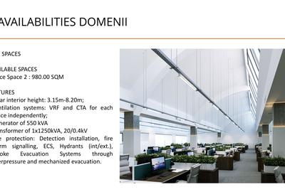 Spațiu comercial, 980 mp în Domenii