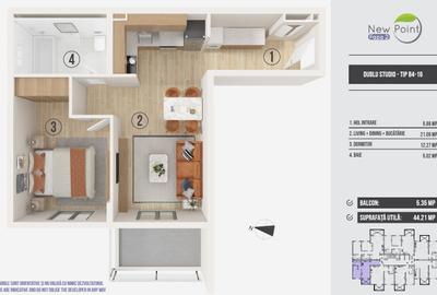 Studio dublu Pipera - Avans 10.000 euro - 20