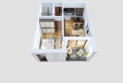 Apartament 1 camera | 37 mp | Etaj 1 | Bloc Nou 2026 | Cetate - 3