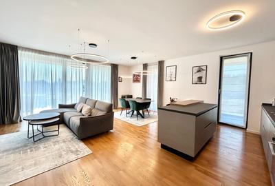 Apartament cu 4 camere decomandat, mobilat în Băneasa