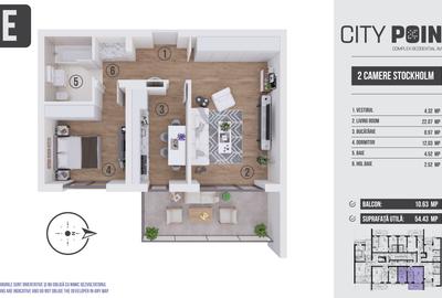 Apartament 2 camere - City Point Aviatiei - 10