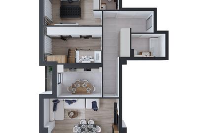 Apartament 3 camere CUG - Rond Tramvai mutare dec 2026, COD 152348 - 4