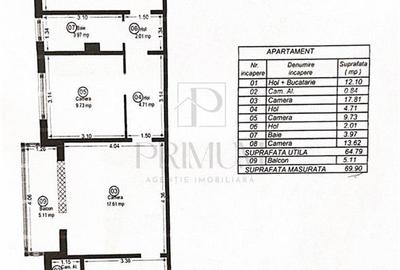 SPITALUL JUDETEAN - 3 CAM - CENTRALA PROPRIE - RENOVAT - BALCON - BOXA - 10