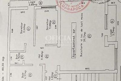 Apartament 3 Camere | 80 m2 | Parcare | 2 Bai |  Floresti Stejarului - 8