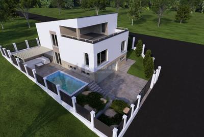 Bucium - teren 398mp cu autorizatie constructie D+P+E, toate utilitatile - 3