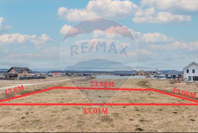 Teren Construcții intravilan de 500 mp, în Hărman