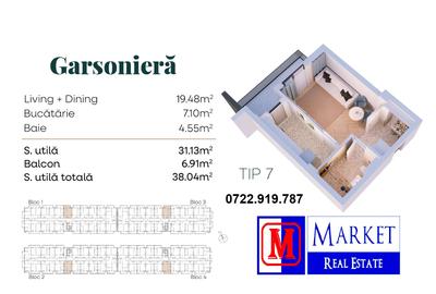 Garsoniera decomandata - Metrou Berceni (600 metri) - 7