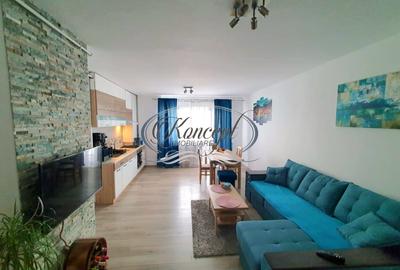 Apartament cu 2 camere semidecomandat, mobilat în Florești