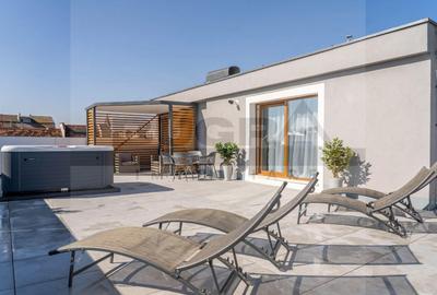 Apartament exclusivist cu terasă de 150 mp și jacuzzi încălzit - 12
