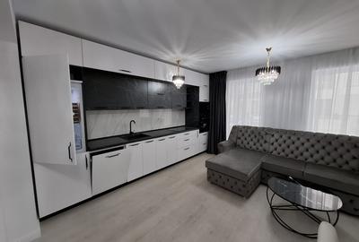 Apartament cu 2 camere semidecomandat, mobilat în Pipera