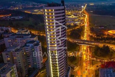 Penthouse 210mp, 5 camere, 4 terase, 3 bai,  West City Tower - 1