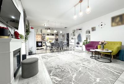 Apartament cu 3 camere semidecomandat, mobilat în Florești