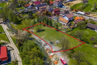 COMISION 0%| TEREN INTRAVILAN 1805 MP | PANORAMĂ MUNTE |MOIECIU DE JOS - 3