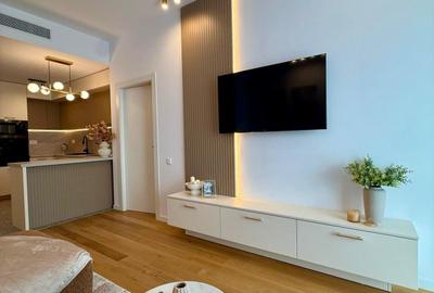 Apartament cu 2 camere semidecomandat, mobilat în Floreasca