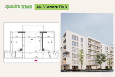 Apartament cu 3 camere decomandat în Drumul Taberei