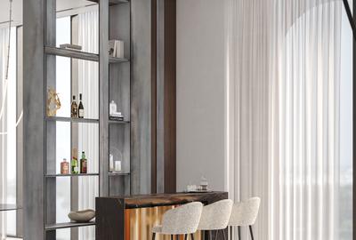 Apartament cu 2 camere semidecomandat în Pipera