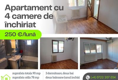 Apartament 4 camere de inchiriat in Caransebes