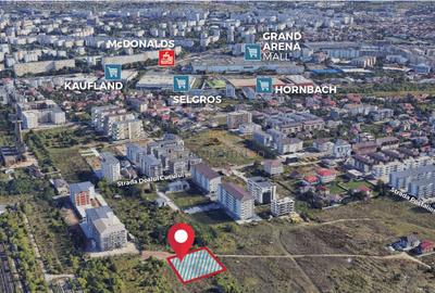 Teren de vanzare 592 mp, zona Grand Arena Mall – Postalionului, Sect.4 - 5