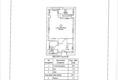 Studio nou Ivory Residence Pipera - Complet mobilat si utilat - 7