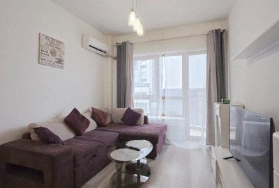 Apartament cu 2 camere semidecomandat, mobilat în Mihai Bravu