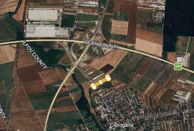 Teren intravilan 20.000 mp | DJ 602 la stradă | 55 ml deschidere | Ciorogârla - 2