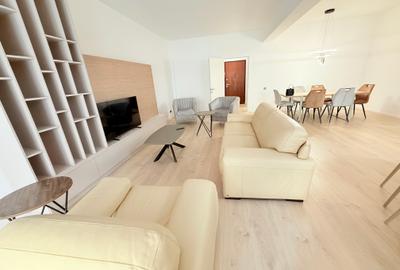 Apartament cu 3 camere decomandat, mobilat în Herăstrău