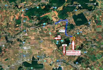 TEREN 14000 MP | IN DASCALU - LANGA BUCURESTI | IDEAL INVESTITIE | COMISION 0% - 4