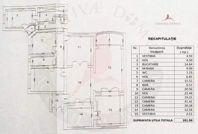 Unirii - Spatiu de birouri in vila, la parter, 6 camere, 202 mp - 22