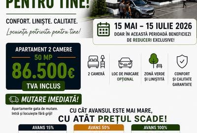 ASTORIA RESIDENCE - Apartament 2 camere D 50 mp  et 1 Lunca Cetatuii - 1