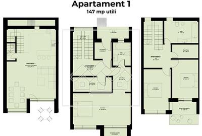 Casa de vanzare in Sibiu - concept deosebit - 147 mp utili - Gusterita - 10