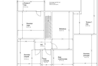 Casa individuala, 6 camere, 2 bai, garaj, teren 913, pompa de caldura - 22