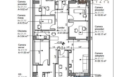 Spatiu birouri/comercial | 13 Septembrie - Prosper | 125 mp | Etaj 1 - 14