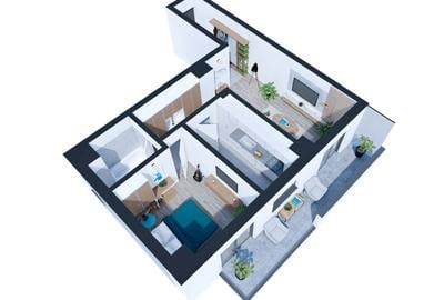 ADAMANT ECLYPSE, 2 camere decomandat, TIP 2G, 69.9mp - 14