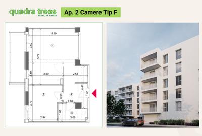 Apartament cu 2 camere în Drumul Taberei