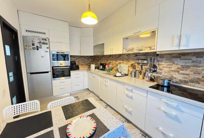 Vila tip duplex semimobilat si utilat - 4 camere - 2 bai - pod - beci - 6