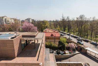 Penthouse cu 6 camere, mobilat în Herăstrău