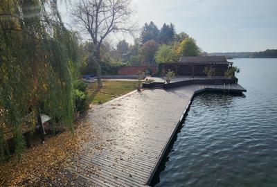 Vila lac snagov in cea mai buna portiune a lacului, ponton, garaj barca, piscina - 35