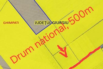 Teren Extravilan GIURGIU 16 Ha (la 50km de București) - 2