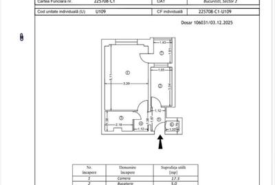 Garsonieră decomandată în Iancului