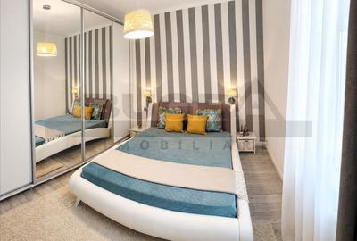Apartament cu 2 camere semidecomandat, mobilat în Central