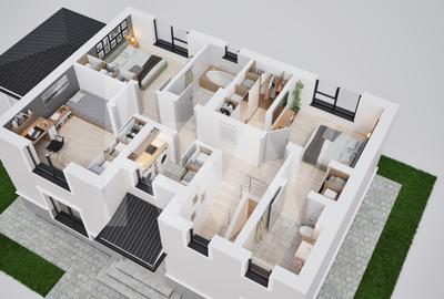 Casa individuala 5 camere in cartier nou Șură Mica - 12