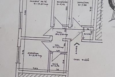 Apartament cu 3 camere decomandat în Central