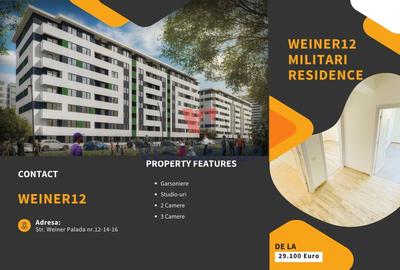 Apartament cu 2 camere decomandat în Militari